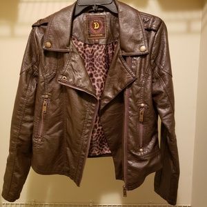 Dark Brown Bomber Jacket